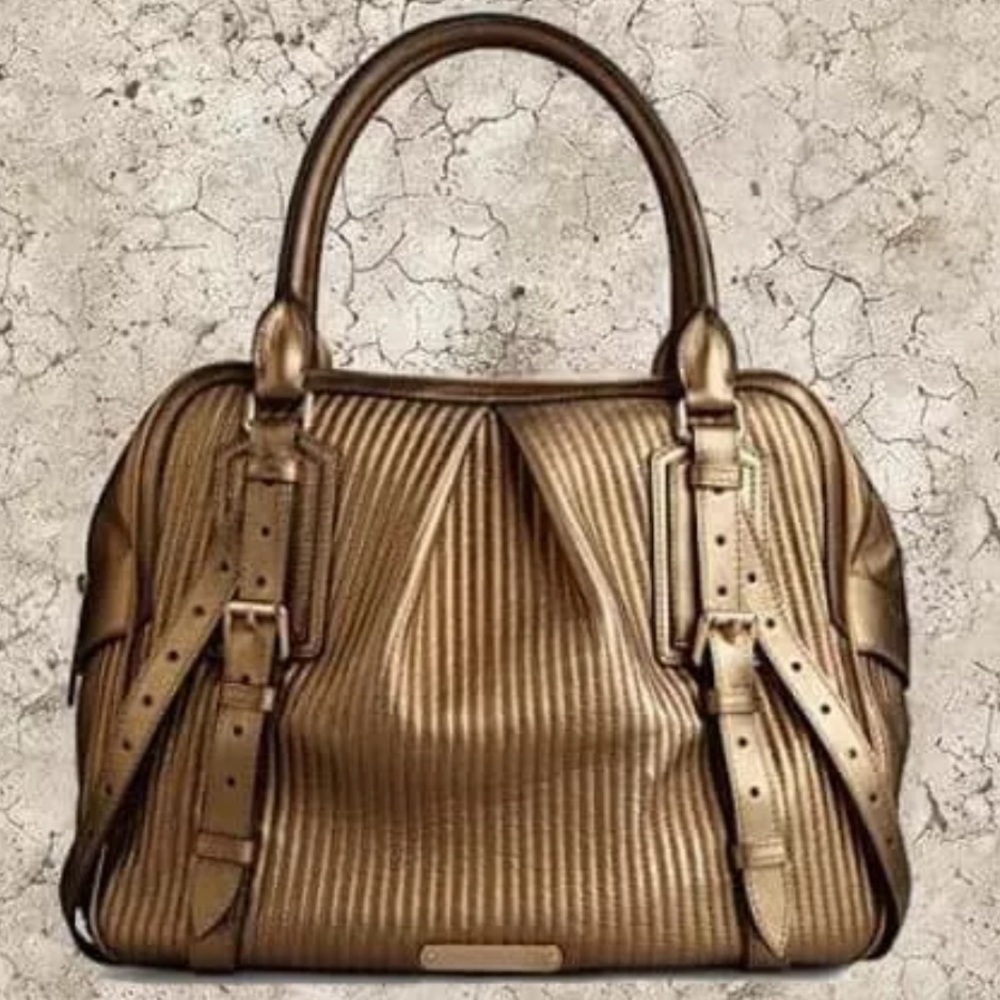 Limited edition Authentic Burberry Rosaville Calf  Large Satchel - Picture 2 of 8
